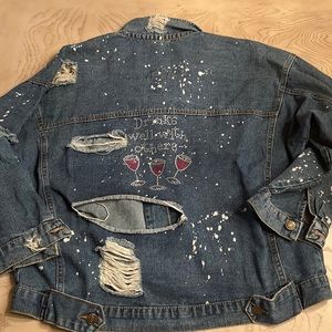 Drinks well with others denim jacket